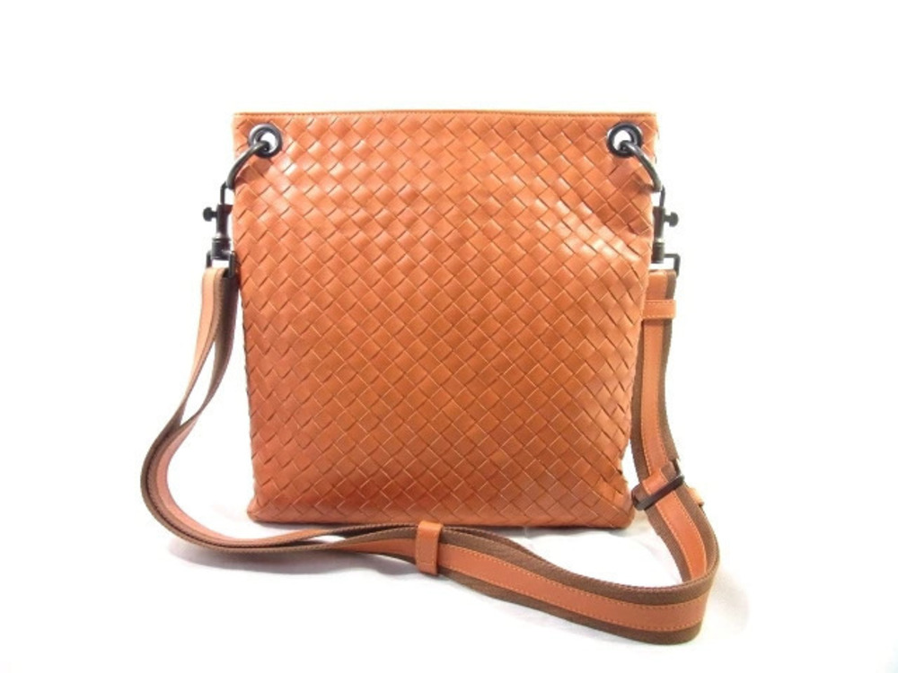 BOTTEGA VENETA Shoulder Bag Intrecciato Orange